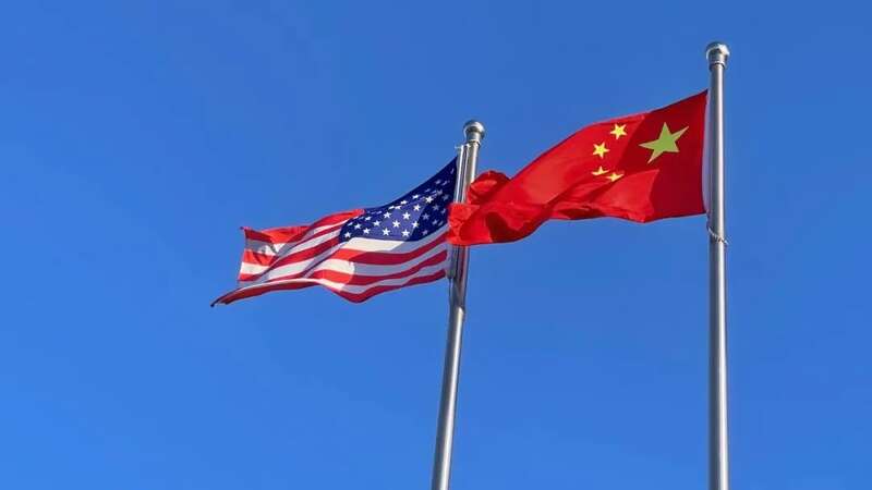 中美国旗