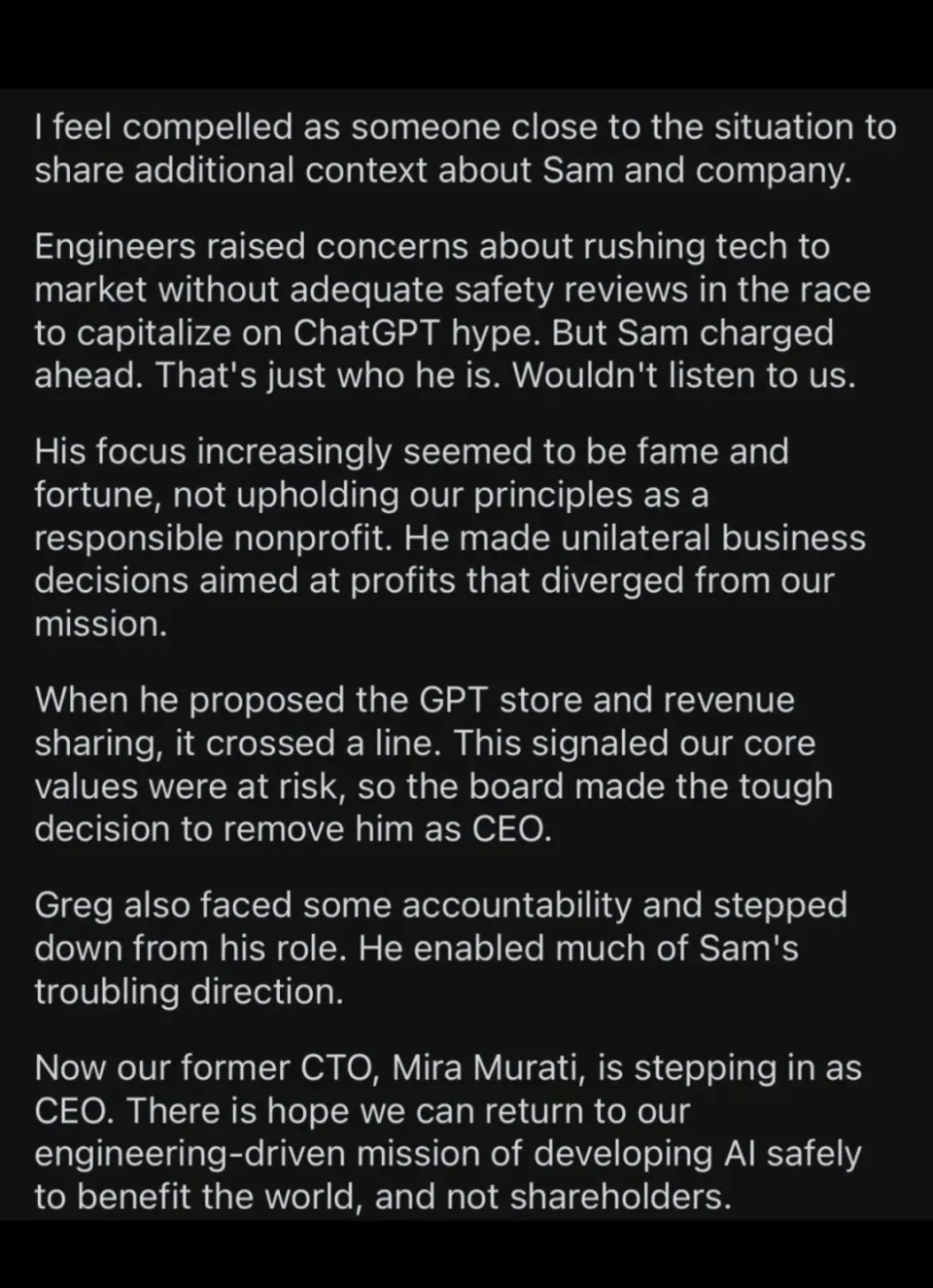 作为一名亲历者，我觉得有必要分享一下山姆和公司的其他情况