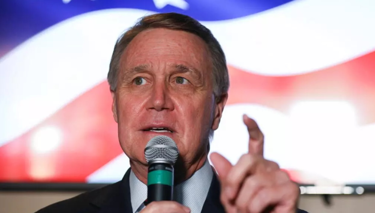 戴维·珀杜David Perdue资料照片 2020年11月13日时任美国参议员 ，现为美国驻华大使 ...