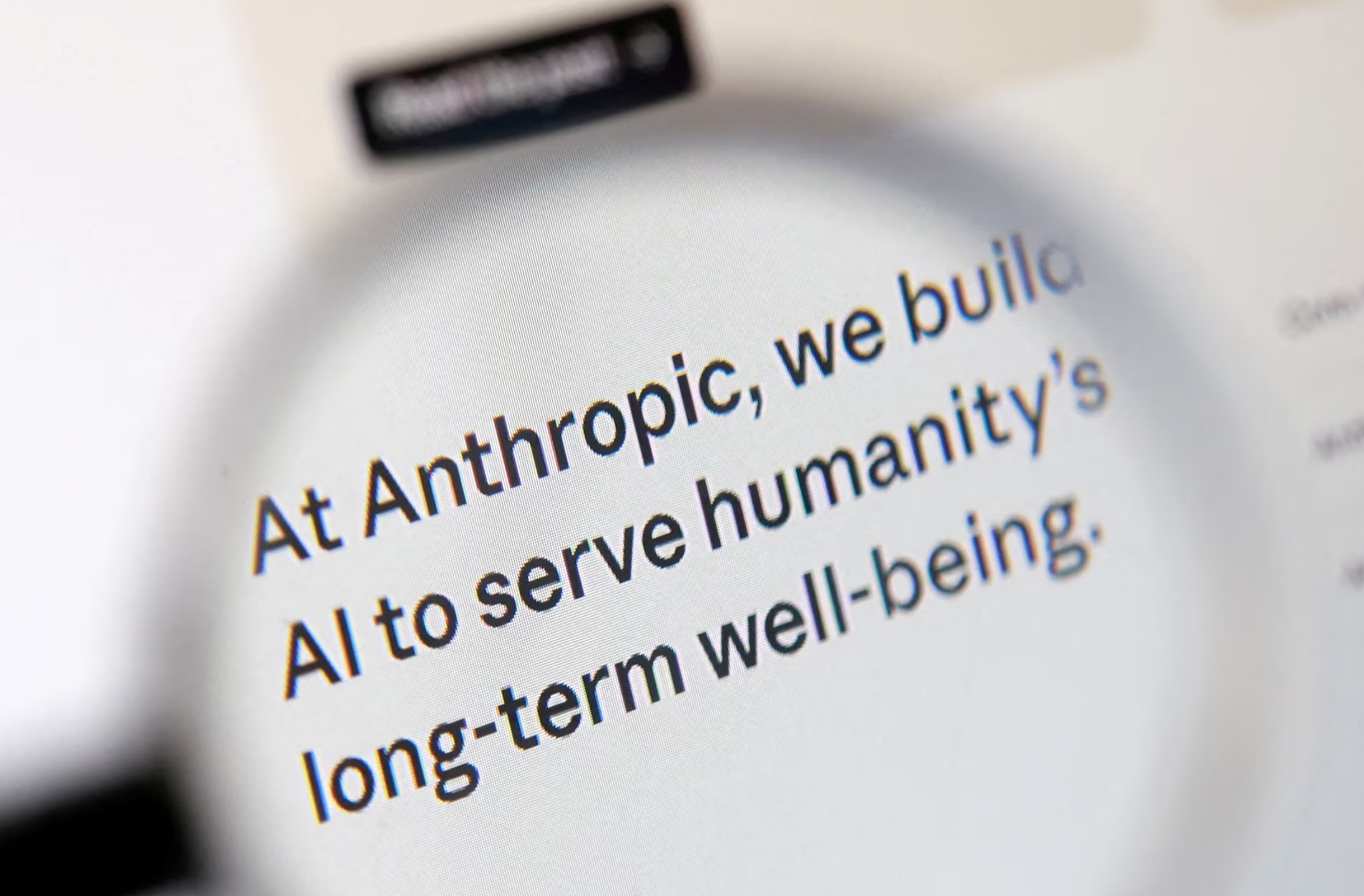 2026年3月1日拍摄的Anthropic网站页面第一部分